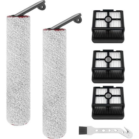 Ersatz-bürstenrolle Und Hepa-filter Für Dreame H12 Pro, H12 Dual Kabelloser Nass- Und Trockensauger, 2 Bürstenrollen + 3 Hepa-filter + 1 Reinigungsbürste