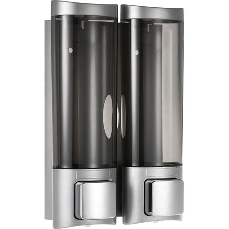 200ml X 2 Wandmontierter Manueller Seifenspender, Flüssigseife, Duschgel- Und Shampoo-spender