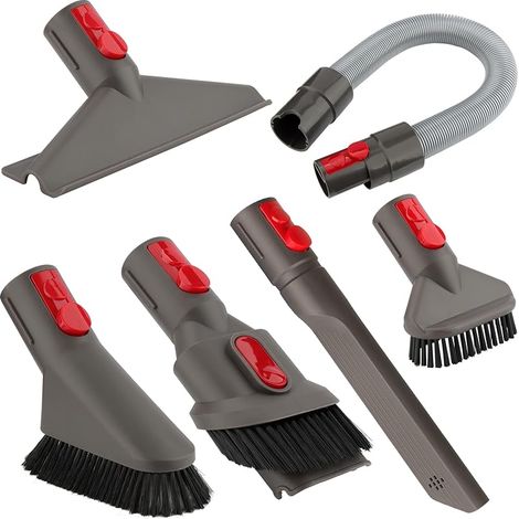 Zubehörset Befestigungsset Mit Verlängerungsschlauch Für Dyson V7 V8 V10 V11 Sv10 Sv11 Kabelloser Staubsauger (6-in-1)