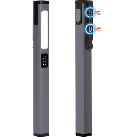 Arbeitslampe, Wiederaufladbare Led-stiftleuchte, Cob-arbeitsleuchte Mit Magnet, 6 Modi Und Batterieanzeige, Taschenlampe Für Werkstatt, Camping, Notfälle Und Werkstatt