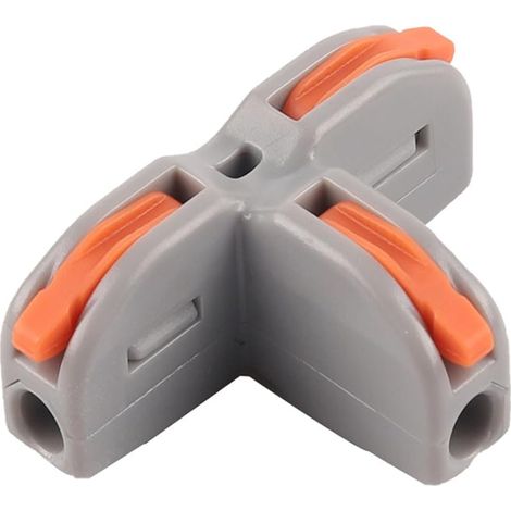 15 Stück Klemmen, T11 Schnellverbinder Elektrisch 1 Eingang 2 Ausgänge, Kompakter Leiter Drahtverbinder, 0,08-2,5(4,0) Mm², 250v, 32a, Mit Bedienhebel