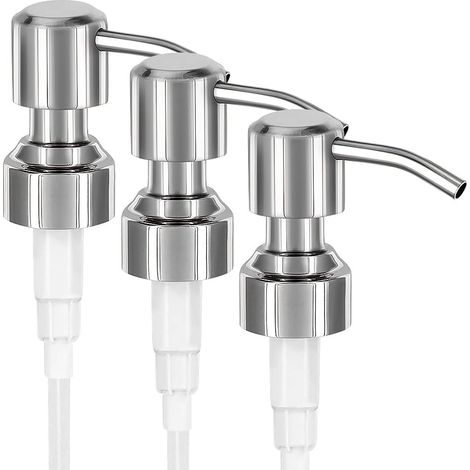 3 Stück Ersatzpumpenspender, Flüssigseifen- Und Lotionauslauf, Mason-glas-düse Mit Verlängerungsrohr Für Kunststoffflaschen 25 Mm - 30 Mm