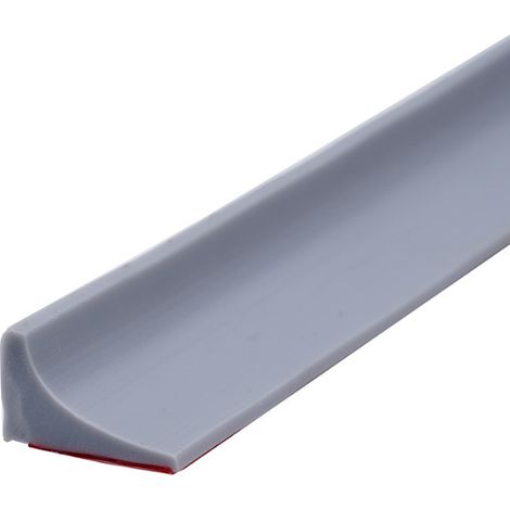 100cm Silikon-duschbarriere, Selbstklebende Duschschwellenleiste Gegen Überlaufen, Duschwasserbarriere, Duschschwelle Wasserstopp, Faltbare Duschbarriere Für Badezimmerboden – Grau