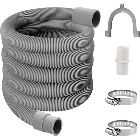Abflussschlauch, Verlängerungsset Für Waschmaschine, Ablaufschlauch Für Waschmaschine, Universeller Abflussschlauch, Wasserablaufschlauch, Waschmaschinenschlauch (3 M)