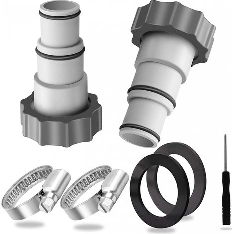 Pool-schlauchadapter 32 38, 2-teiliger Pooladapter Für Intex 32 38, Pool-schlauchverbinder Für Intex