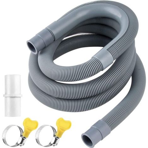 Abflussrohr, Verlängerung Des Abflussrohrs, Abflussrohranschluss, Abflussrohr Für Waschmaschine, Abflussrohr Für Trockner (2 M)