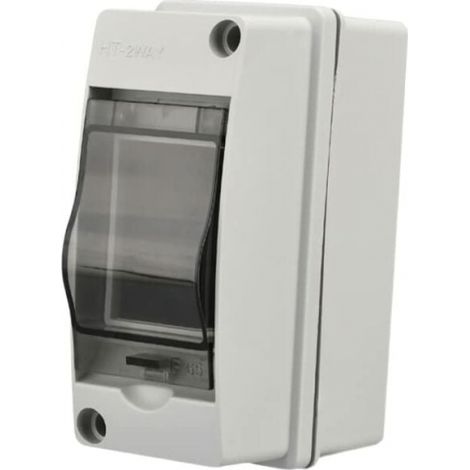 2 Module, Abs-gehäuse Aus Kunststoff, Wasserdichter Elektrischer Außenkasten Ip65, Wasserdichte Elektrische Außenbox, Schaltschrank, Modulares Gehäuse, Anschlussdose (2-wege)
