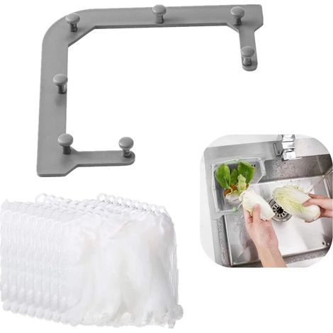 Set Aus 200 Dreieckigen Siebfiltern Für Spülen, Restefilter Mit Netzbeutel, Küchenspüle Fe, Geeignet Zum Filtern Von Küchenabfällen