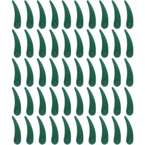 Satz Von 50 Ersatzklingen Aus Kunststoff Für Bosch Durablade Art 23-18 Li Und Art 26-18 Li Freischneider