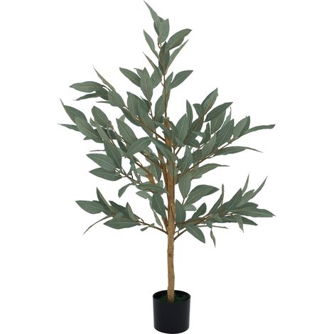 Künstlicher Lorbeer, 120 Cm Hoch, Ideal Für Die Dekoration Von Zuhause, Büro, Balkon Oder Schlafzimmer.