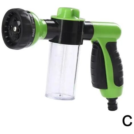 Automatische Wasserwaschpistole - Autowäsche - 3 Strahlarten - Schaumlanze