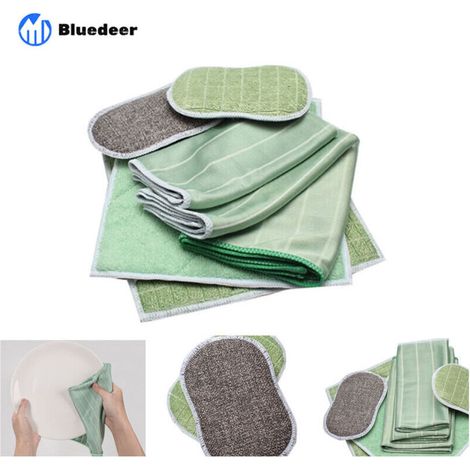 6er-set Bambus-mikrofasertücher – Ideal Für Glas, Karosserie, Bildschirme, Brillen Und Empfindliche Oberflächen