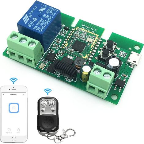Intelligenter Zigbee-relaisschalter, 1-kanal, 5-12 V, Kompatibel Mit Ewelink, Tuya Smart Life, Philips Hue, Smartthings, Alexa Und Google Home (zigbee-hub Erforderlich)