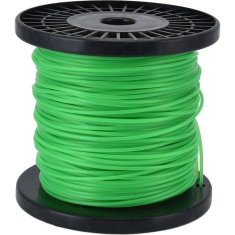 2mm Fadenschneideleine Rund, Rasentrimmer-leine Grün, 100 M / 328,1 Ft, Für Husqvarna