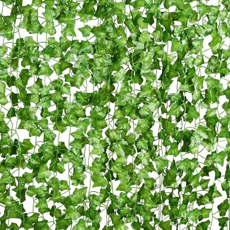 8 Stück Künstliche Efeu-girlande, Künstliches Laub Weinranken Girlande Aus Fake-efeu, Rankpflanzen Dekoration Für Feierlichkeiten, Hochzeit, Küche, Garten, Büro