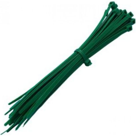 100 Universelle Grüne Kabelbinder -3,6x200mm- Kabelbinder Und Kunststoff-zurrgurte – Effiziente Und Robuste Kabellösung - Hochwertige Grüne Kabelbinder