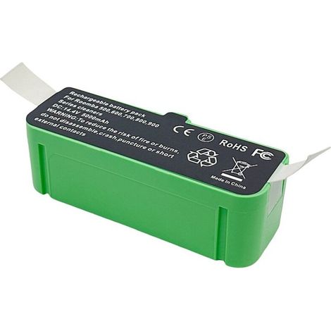 Lithium-ionen-akku 14,4v 5200mah Laufzeit 3,5h Kompatibel Mit Irobot Roomba 600 700 800 900 Optimierte Leistung