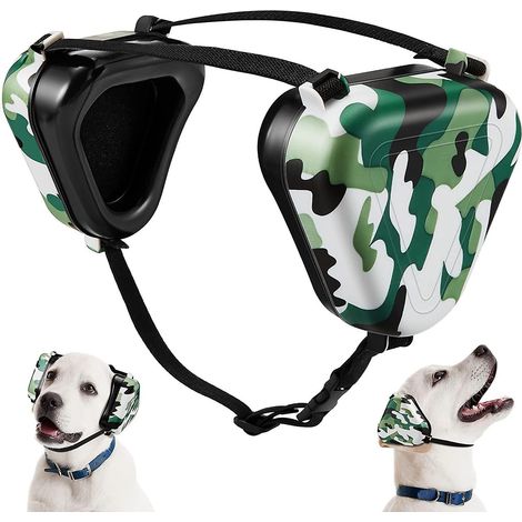 Lärmschutz-ohrenschützer Für Hunde – Gehörschutz Aus Abs Und Baumwolle, Verstellbar Und Bequem, 1 Stück