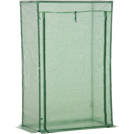 Gewächshaus Mit Tür, Wintergewächshaus Aus Stahl Mit Plastikfolie, Warmhaus Für Balkon, Garten, Tomatengewächshaus 100x50x150cm, Gewächshaus Für Tomaten, Gemüse, Blumen, Pflanzen, Grünzeug