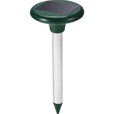 Grüner Rattenvertreiber, 1531,7 Cm, Solarbetrieben Mit Led, Ultraschall, Quadratisch, Bodenmontiert, Ratten- Und Schlangenvertreiber.