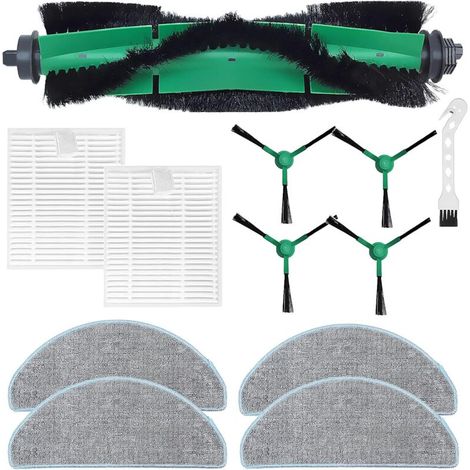 Zubehör Für Irobot Roomba Combo Essential Y0112 Y0110 Y011240 Y01040 Ersatzteile Für Saugroboter, Rotationsbürste + 2 Filter + 4 Reinigungstücher + 4 Seitenbürsten