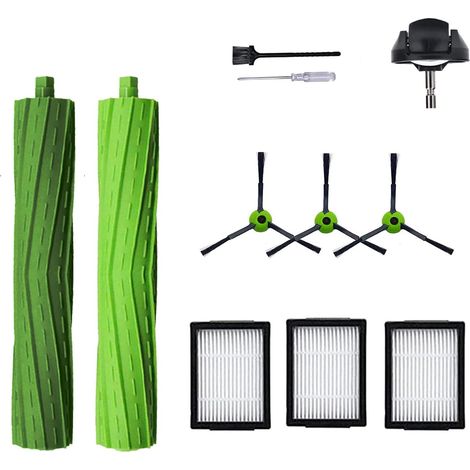 Ersatzteile Für Irobot Roomba J7 I7 I6 I3 I4 I2 I5 I8 I1 + / Plus E5 E6 I E J Serie, 1 Satz Gummibürsten, 1 Vorderrad, 4 Filter, 4 Seitenbürsten