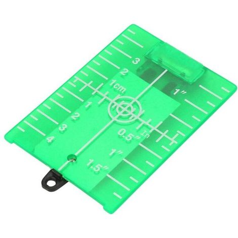 Magnetische Zielscheibe Laser-zielscheibe Mit Doppelter Skala Und Ständer Für Laser-nivelliermesslinie (grün)
