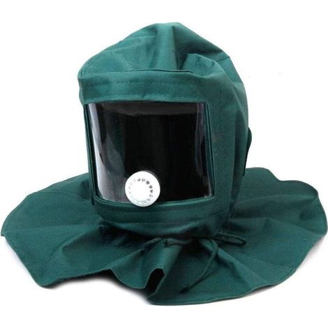 Schutzhelm Maske Gegen Wind Und Staub Für Sandstrahlen, Sandstrahlgerät Und Heimwerken