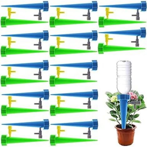 Tropfbewässerungs-set, 24-teilig, Für Zimmer- Und Außenpflanzen, Einstellbares System Für Garten, Blumentöpfe Und Gewächshaus