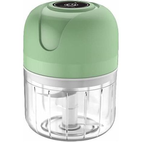 Tigrezy-elektrischer Fleischhacker, Mini-elektrohacker, 250 Ml, Elektrischer Küchenhacker Mit Usb-ladegerät, Zwiebelhacker Mit 3 Klingen