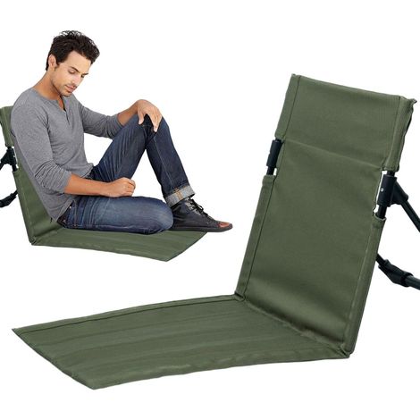 Klappbarer Strandstuhl Für Draußen - Kompakte Strandstühle Mit Rückenlehne Für Pool, Neigbare Stühle Für Strand, Camping, Bbq, Wandern, Picknick