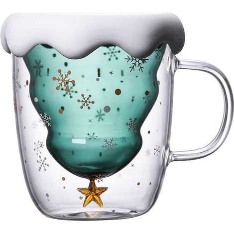 Niedliche Weihnachtstassen, Kaffeetasse, Teetasse, Milchtasse, Isolierte Doppelwandige Gläser, Espressotasse Für Frauen, Männer, Kinder, Büro Und Personal