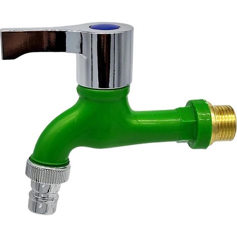 Pp-badezimmer-wasserhahn, Waschbeckenarmaturen, 2,0 Mpa Waschtischmischer, Wandwaschbeckenarmatur 1/2 - Grün