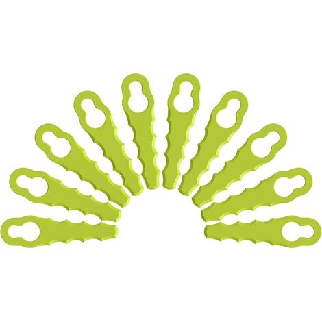 Set Von 10 Ersatzklingen Für Rac158 Doppelzahn-köpfe