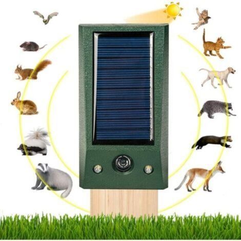 Ultraschall-tierabwehr, Solare Tierabwehr Für Kaninchen, Solare Tierabwehr Kann Effektiv Hirsche, Hunde, Katzen, Vögel Und Kaninchen In Gärten Fernhalten