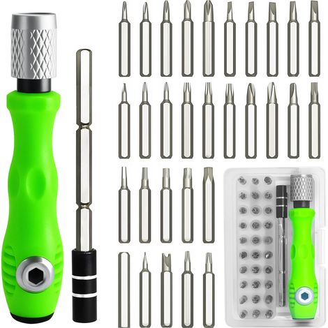 32-in-1 Präzisions-kleinschraubendreher-set, Magnetischer Mini-schraubendreher Für Objektive, Uhren Und Laptops