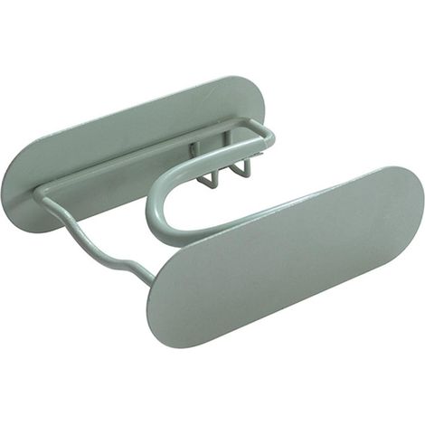 Wandhalterung Für Haartrockner, Platzsparend, Aus Metall, Für Badezimmer, Aus Eisen, 12 X 10 X 4 Cm (grün)
