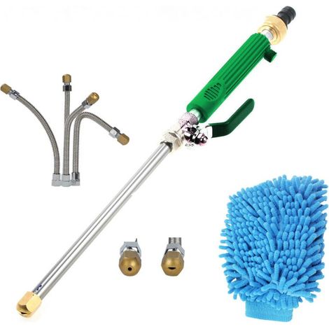 Hochdruckreiniger, Hochdruckwasserstrahl, Sprühdüse Für Gartenschlauch, Kein Wasserverlust, Hochdruckpumpe Pistole, Reinigungswerkzeug Für Bewässerungssprühkopf, Grün