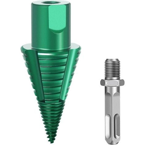 Holzspalter Mit Werkzeugwechselsystem Für Sds- Und Vierkant-bohrer Zur Steigerung Der Effizienz Beim Holzspalten (vierkant)