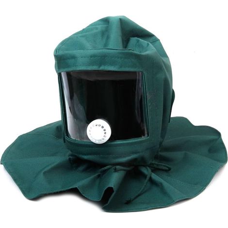 Schutzhelm Maske Windschutz Staubschutz Für Sandstrahlen Sandstrahlgerät
