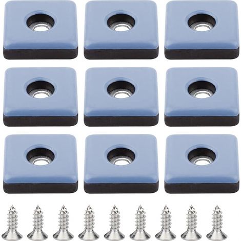 Set Aus 24 Möbelgleitern, 25 Mm, Mit Schrauben Für Stuhlbeine