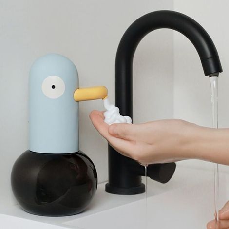 Niedlicher Seifenspender, Automatischer Schaumseifenspender Im Tauben-design Für Badezimmer, Küche, Büro Und Schule