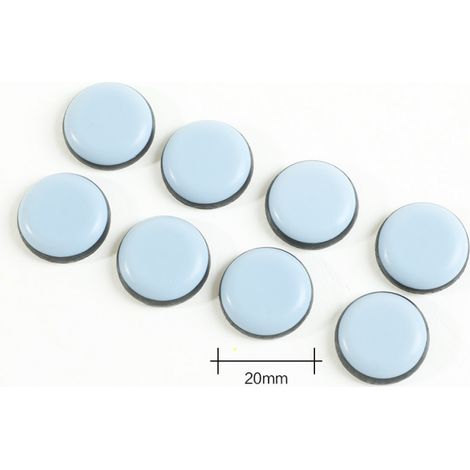 24 Stück Möbelgleiter Für 20 Mm (rund), Selbstklebende Gleitpads Für Möbel, Stuhlgleiter, Sofagleiter, Schreibtischgleiter