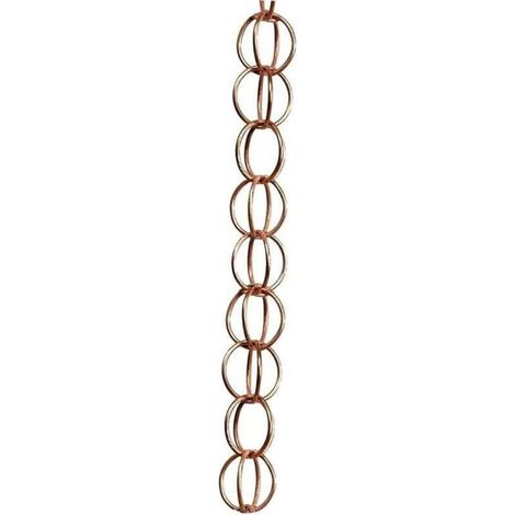 Regenketten Für Den Außenbereich, Praktisch Und Elegant, Aus Kupfer, Ideal Zum Ersetzen Von Regenfallrohren (für Ring)