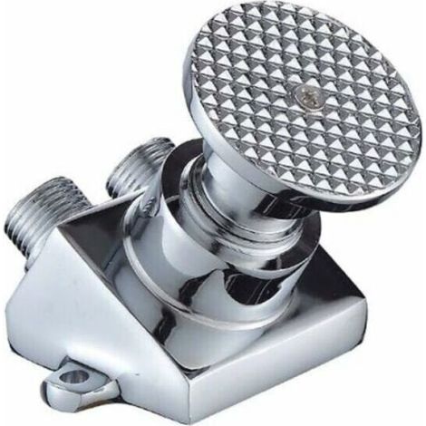 Moderne Fußpedal-armatur Aus Kupfer – Einfache Durchflusssteuerung – Chromglanz-mehrfachpolitur – Für Küchen Und Krankenhäuser