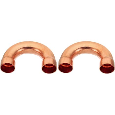 2 Stück Kupfer-winkelverbinder Für Gasleitungen, 25,4 Mm Schlauchanschluss Für Wasserschläuche Und Kraftstoffschläuche, Druckrohrverbindungen Für Hvac, Klimaanlagen Und Klempnerarbeiten, Wandstärke 1