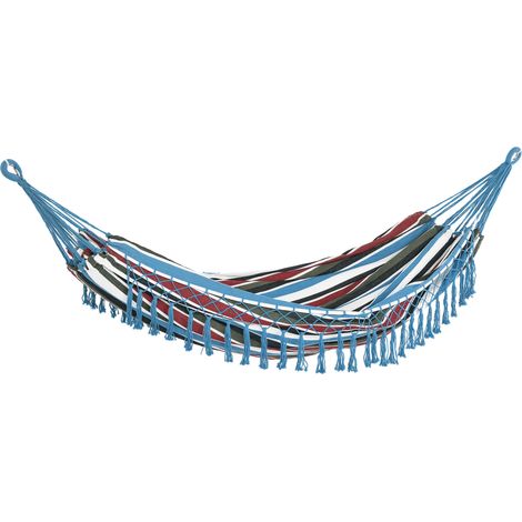 Tragbare Reise-hängematte Im Hippie-chic-stil, Hängemattengewebe, Maße: 2,85 M Länge X 1,5 M Breite, Baumwolle/polyester, Mehrfarbig