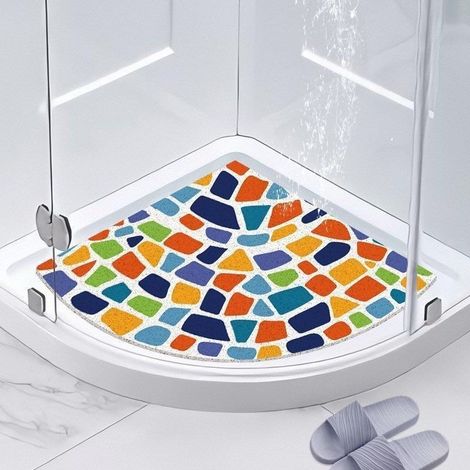 Rutschfeste Duschmatte, 50 X 50 Cm, Weich Und Bequem, Pvc-massage-badematte