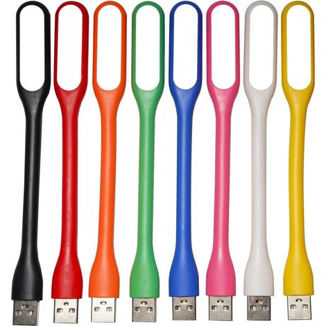 8-teiliges Usb-led-licht, Flexibles Mini-usb-licht, Tastaturleuchte Für Laptop/pc, Usb-leselampe, Kleine Buchlampe, 8 Farben