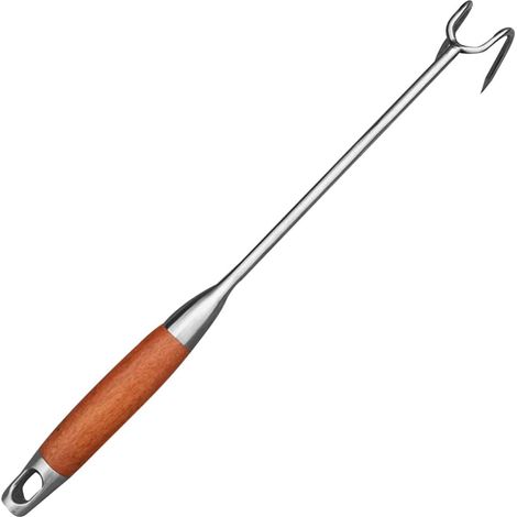 Flipper Und Schweineschwanz-fleischhaken Aus Edelstahl, Spatel, Fleischspatel, Grillhaken, Grillzubehör Zum Grillen, Braten, Rippchen, Steak
